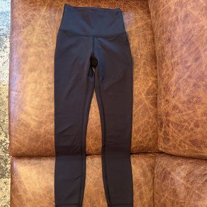 Lululemon Wunder Under High Rise Leggings Size 0 Black, 25" length